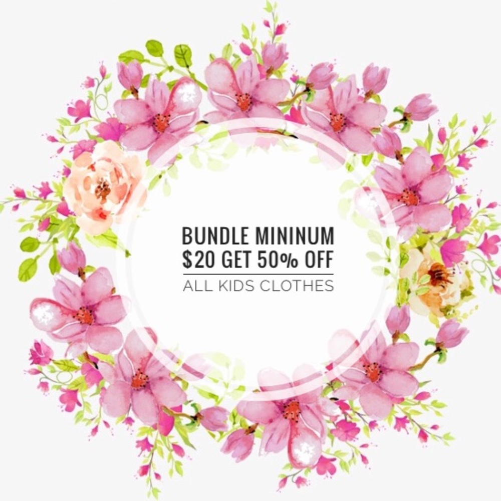 Minimum $20 get 50% off!!   WOW!!!!